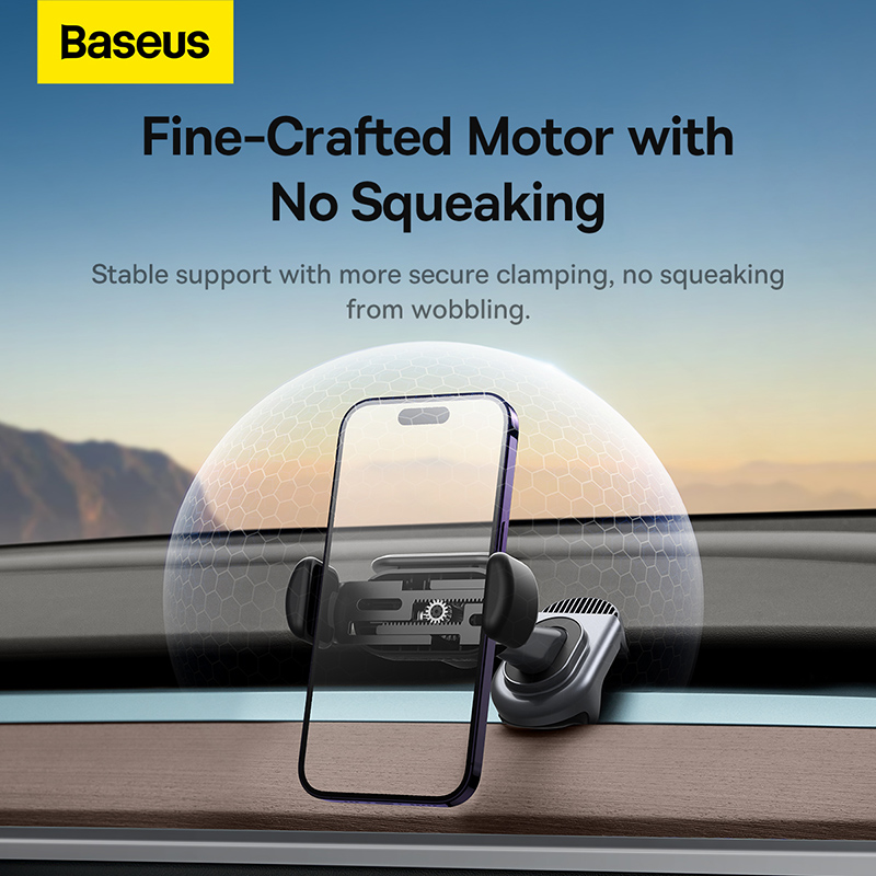Giá Đỡ Điện Thoại Tự Động Baseus T-Space Solar | Thiết Kế Cho Xe Tesla Model 3/Y, Chắc Chắn