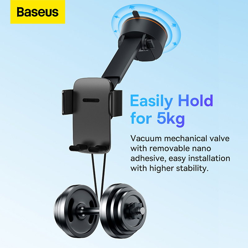 Giá Đỡ Điện Thoại Ô Tô Baseus Easy Control Pro | Tự Động Kẹp, Xoay 900 Độ Đa Năng