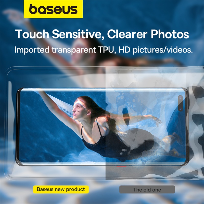 Túi Chống Nước Baseus Cylinder Pro | Khóa Trượt Tròn An Toàn, Chuẩn Chống Nước IPX8