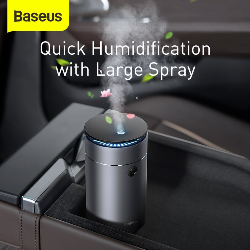 Máy phun sương tạo ẩm, xông tinh dầu mini dùng cho xe hơi Baseus Time Aromatherapy Humidifie