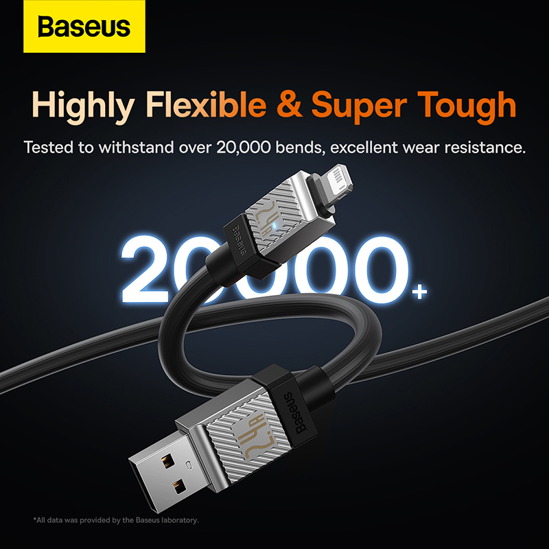 Cáp Sạc Nhanh USB to iP Baseus CoolPlay Series Fast Charging Cable USB to iP 2.4A