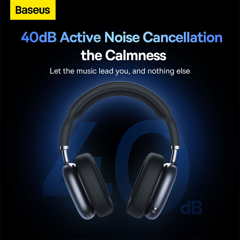 Tai Nghe Chống Ồn Baseus Bowie H2 | Chống Ồn Chủ Động ANC 40dB, Âm Thanh 3D