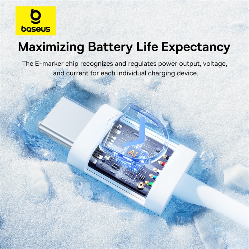 Cáp Sạc Baseus Superior 2 100W Type-C to Type-C | Chip E-Marker An Toàn, Sạc Laptop