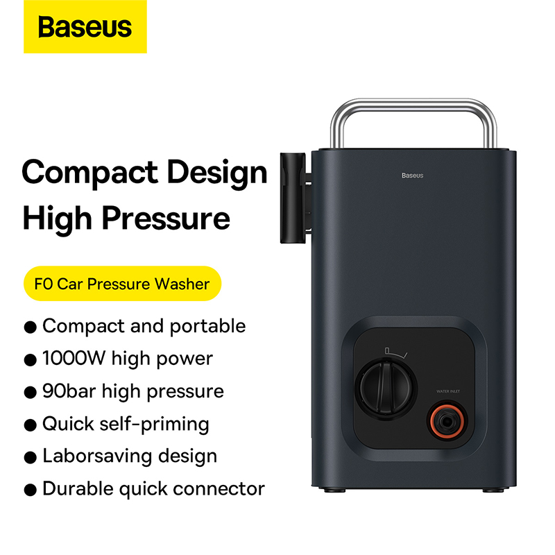 Máy Nén Rửa Xe Di Động Cao Cấp Baseus F0 Car Pressure Washer CN