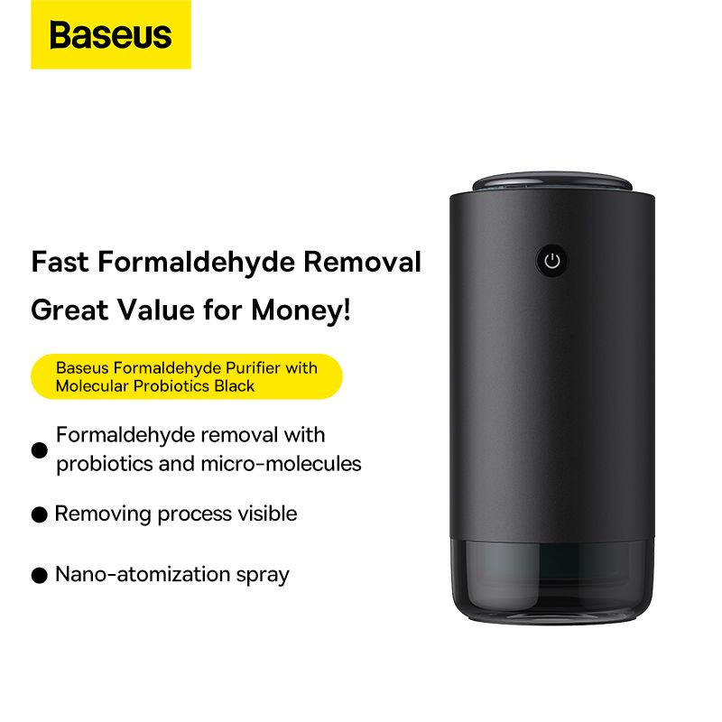 Máy Khử Mùi & Lọc Không Khí Baseus Cho Ô Tô | Công Nghệ Vi Sinh Khử Formaldehyde