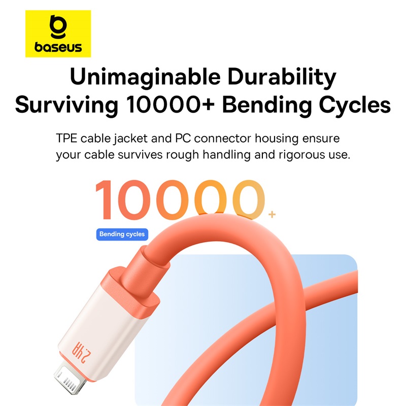 Cáp Sạc Nhanh Baseus 0℃ Series Fast Charging Data Cable USB to iP 2.4A