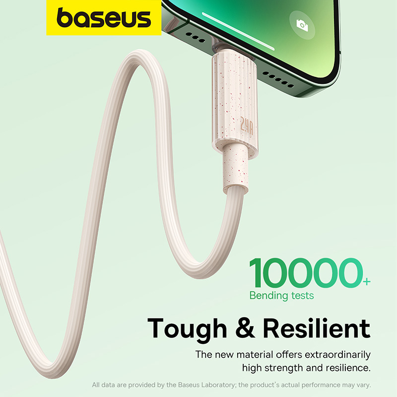 Cáp Sạc Nhanh Baseus Habitat 2.4A USB to Ln | Vật Liệu Thân Thiện Môi Trường