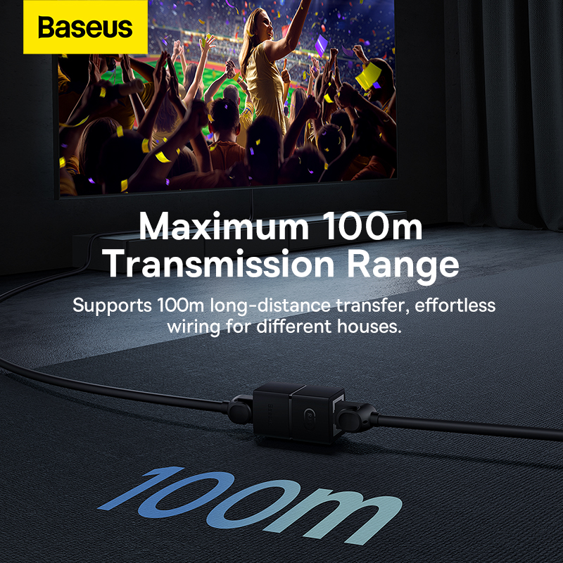 Đầu Nối Dây Mạng RJ45 Baseus AirJoy | Giải Pháp Nối Dài Cáp Mạng, Cắm Là Dùng, Tốc Độ Không Đổi