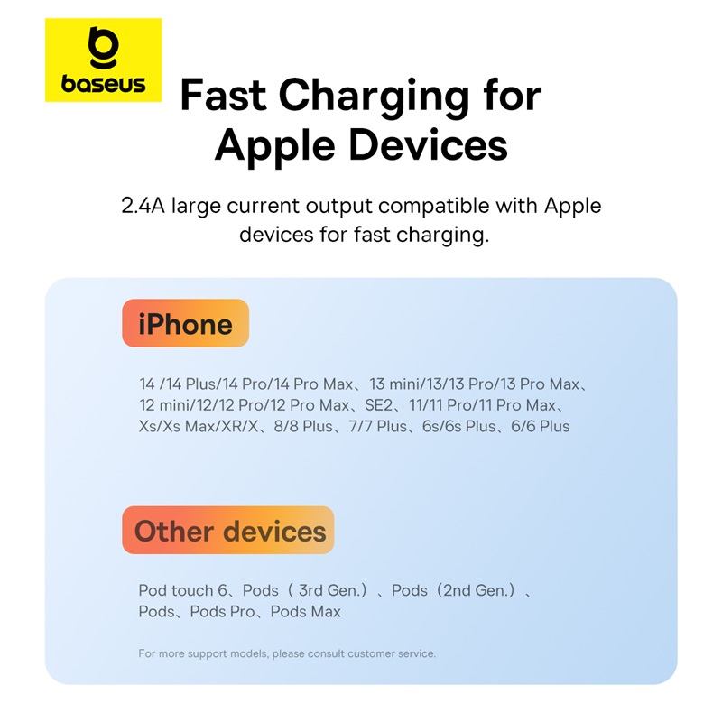 Cáp Sạc Nhanh Baseus 0℃ Series Fast Charging Data Cable USB to iP 2.4A