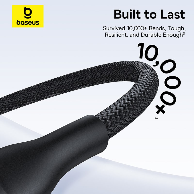 Cáp Sạc Đa Năng Baseus Flash 3 100W Type-C to C+C+L | Sạc Cùng Lúc Laptop & 2 Điện Thoại