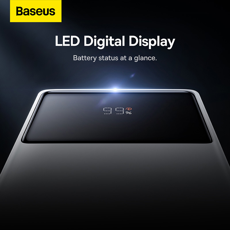 Sạc Dự Phòng Baseus Star-Lord 22.5W | Tùy Chọn 20000/30000mAh, Màn Hình LED (Bản OS)