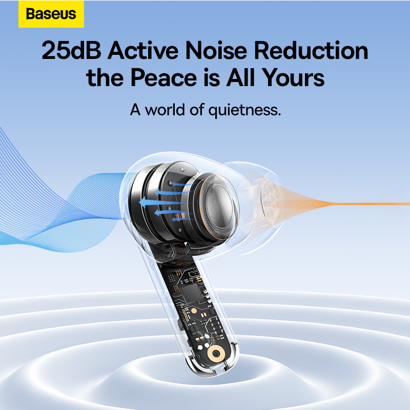 Tai Nghe Bluetooth TWS Baseus Bowie MZ10 | Đàm Thoại 4 Mic Chống Ồn, Bluetooth 5.3 Mới Nhất