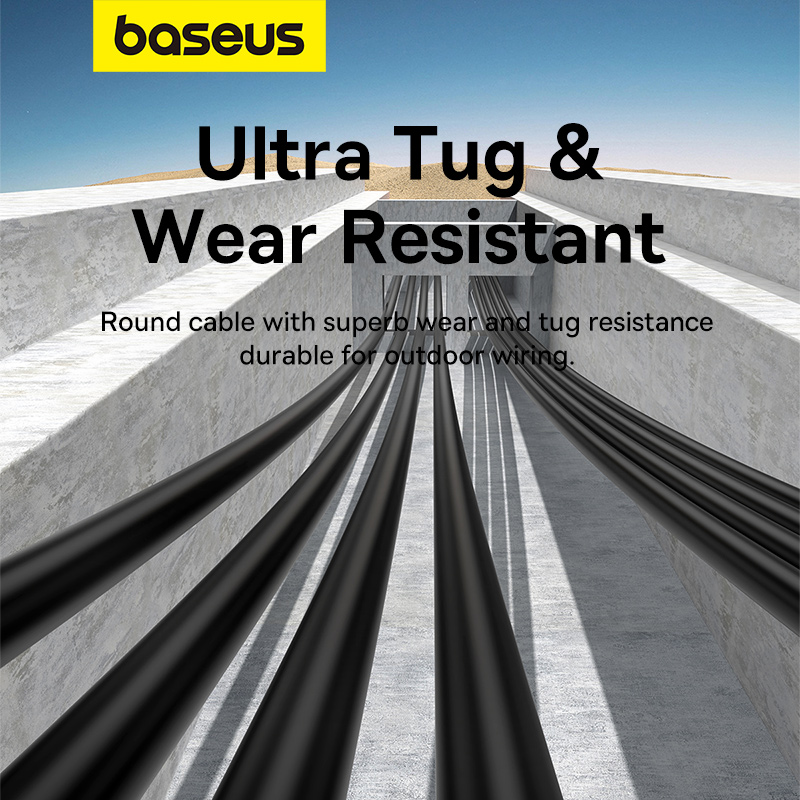 Cáp Mạng LAN Baseus CAT5 Chính Hãng | Dây Tròn Siêu Bền, Chơi Game & Xem Phim Không Giật Lag