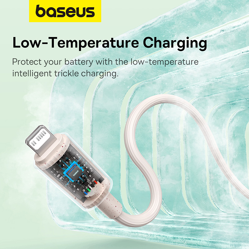 Cáp Sạc Nhanh Baseus Habitat PD 20W Type-C to Ln | Vật Liệu Thân Thiện Môi Trường