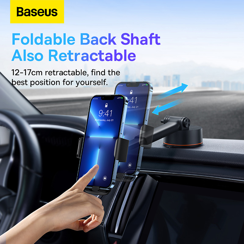 Giá Đỡ Điện Thoại Ô Tô Baseus Easy Control Pro | Tự Động Kẹp, Xoay 900 Độ Đa Năng