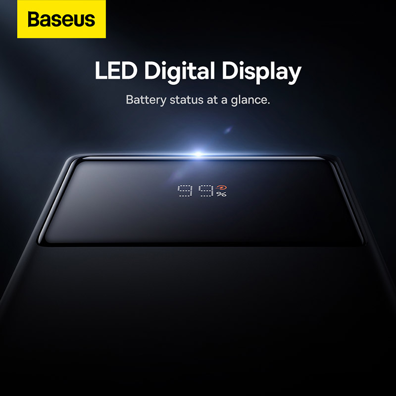Sạc Dự Phòng Baseus Star-Lord 22.5W | Chọn 20000/30000mAh, Màn Hình LED, Sạc Nhanh PD & SCP
