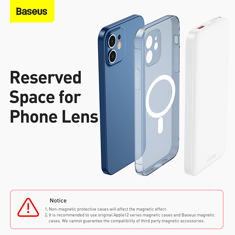 Sạc Dự Phòng Baseus Magnetic 10.000mAh | Sạc Kép Không Dây & PD 20W, Màn Hình LED