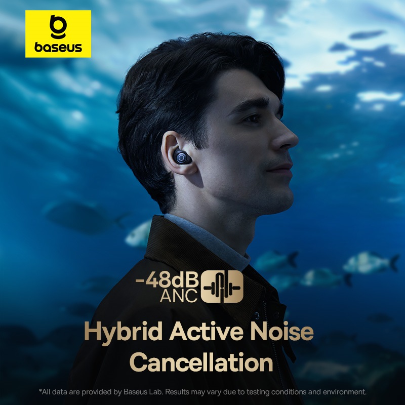 Tai Nghe True Wireless Baseus Bowie MA20 Pro | Chống Ồn ANC, Chống Nước IPX6, Pin 38 Giờ