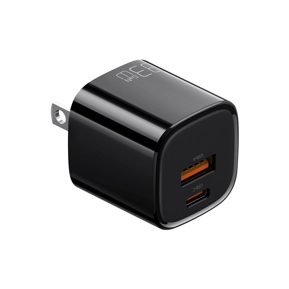 Cốc Sạc Nhanh Mcdodo Nano Series 33W PD+QC Dual Port Charger (Chân cắm dẹp US, USB  Type-C)