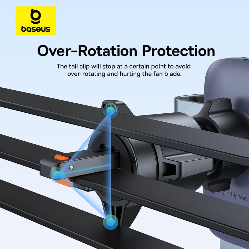 Giá Đỡ Điện Thoại Baseus Metal Age 3 | Gắn Khe Gió, Chống Rung, Hoạt Động Êm Ái