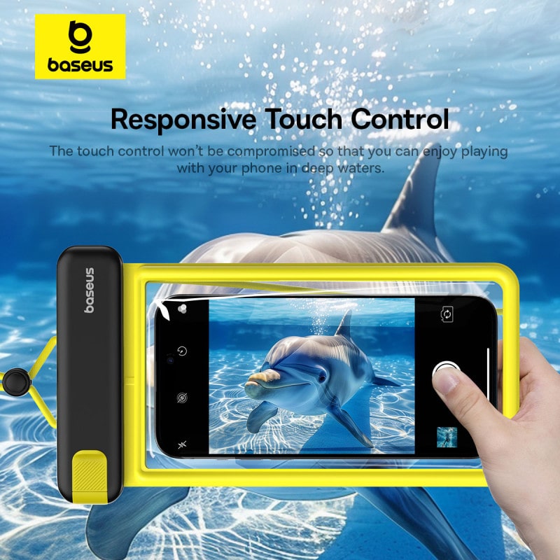 Túi Chống Nước Baseus DeepDive | Tự Nổi Chống Chìm, Khóa An Toàn 4 Lớp, Chuẩn IPX8