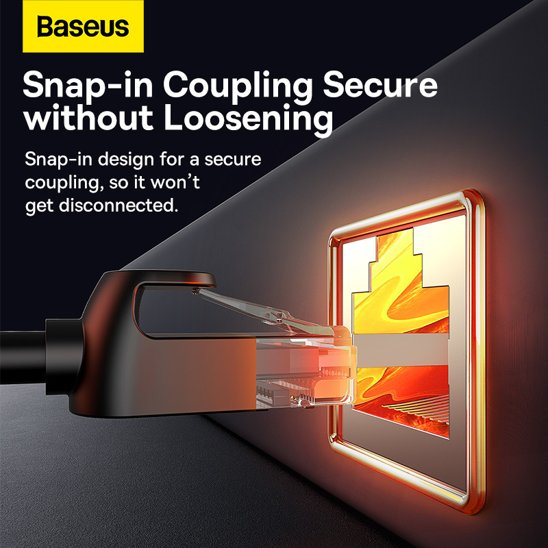 Đầu Nối Dây Mạng RJ45 Baseus AirJoy | Giải Pháp Nối Dài Cáp Mạng, Cắm Là Dùng, Tốc Độ Không Đổi