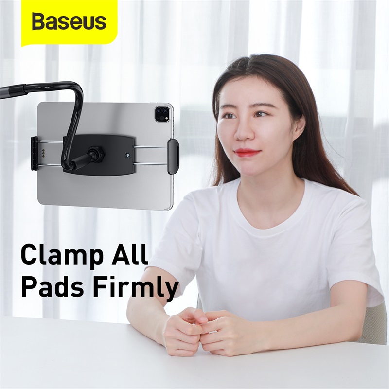 Giá Đỡ Baseus Otaku Pro Kẹp Bàn/Đầu Giường | Tay Uốn Cong Linh Hoạt Cho Điện Thoại & Pad