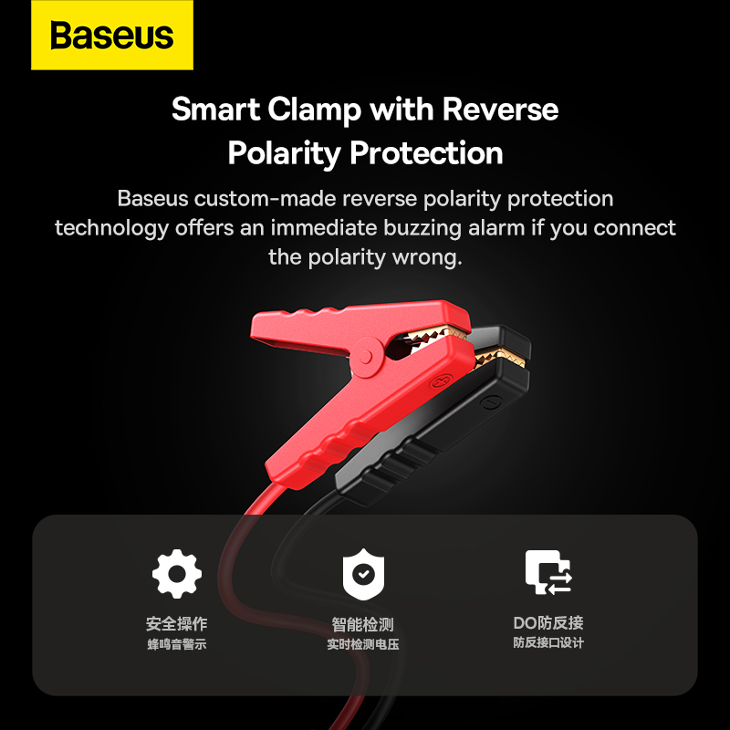 Kích Bình Ô Tô Baseus Super Energy Pro+ 1600A | Kích Nổ Máy Dầu/Xăng, Sạc Dự Phòng PD 65W