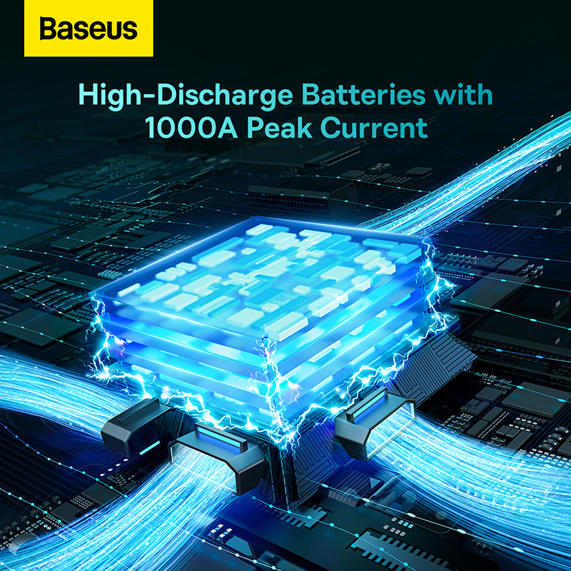 Bơm Lốp Đa Năng Kiêm Kích Bình Ô Tô Baseus Super Energy 2-in-1 Jump Starter（1000A)