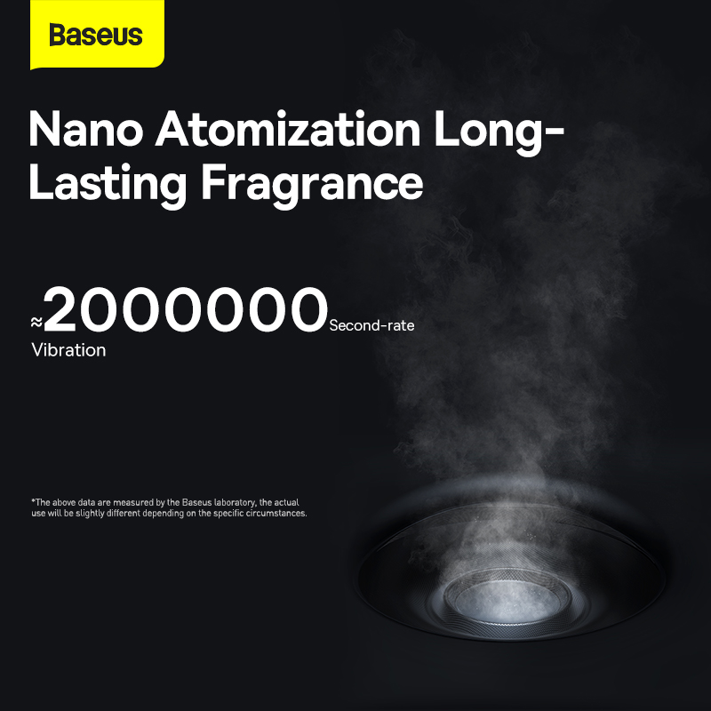 Máy Khuếch Tán Nước Hoa Ô Tô Baseus | 2 Vòi Phun Thông Minh, Tự Động Bật/Tắt