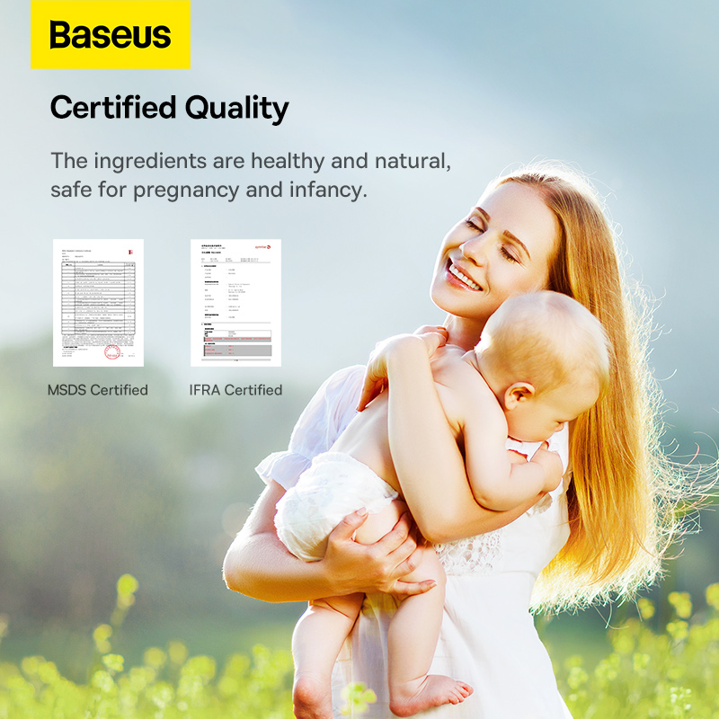 Nước Hoa Ô Tô Baseus Graceful Pro Kẹp Cửa Gió | Điều Chỉnh Hương Thơm, Bền Mùi Lâu Dài