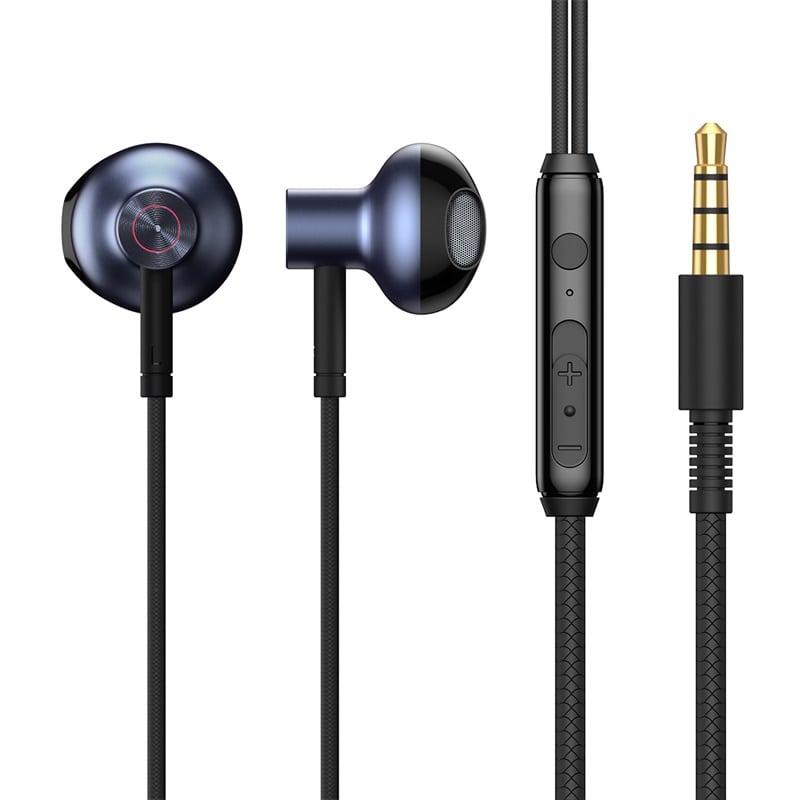 Tai Nghe Có Dây Baseus H19 Jack 3.5mm | Âm Thanh Vòm 6D Sống Động, Có Mic