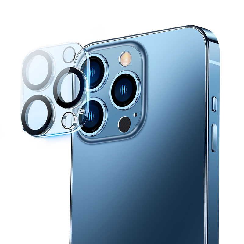 Bộ 2 Cường Lực Camera Baseus cho iP14 | Trong Suốt HD, Siêu Mỏng 0.3mm