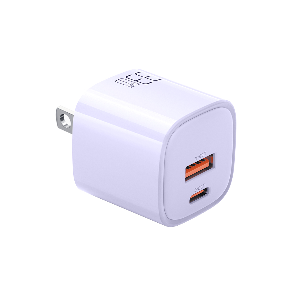 Cốc Sạc Nhanh Mcdodo Nano Series 33W PD+QC Dual Port Charger (Chân cắm dẹp US, USB  Type-C)