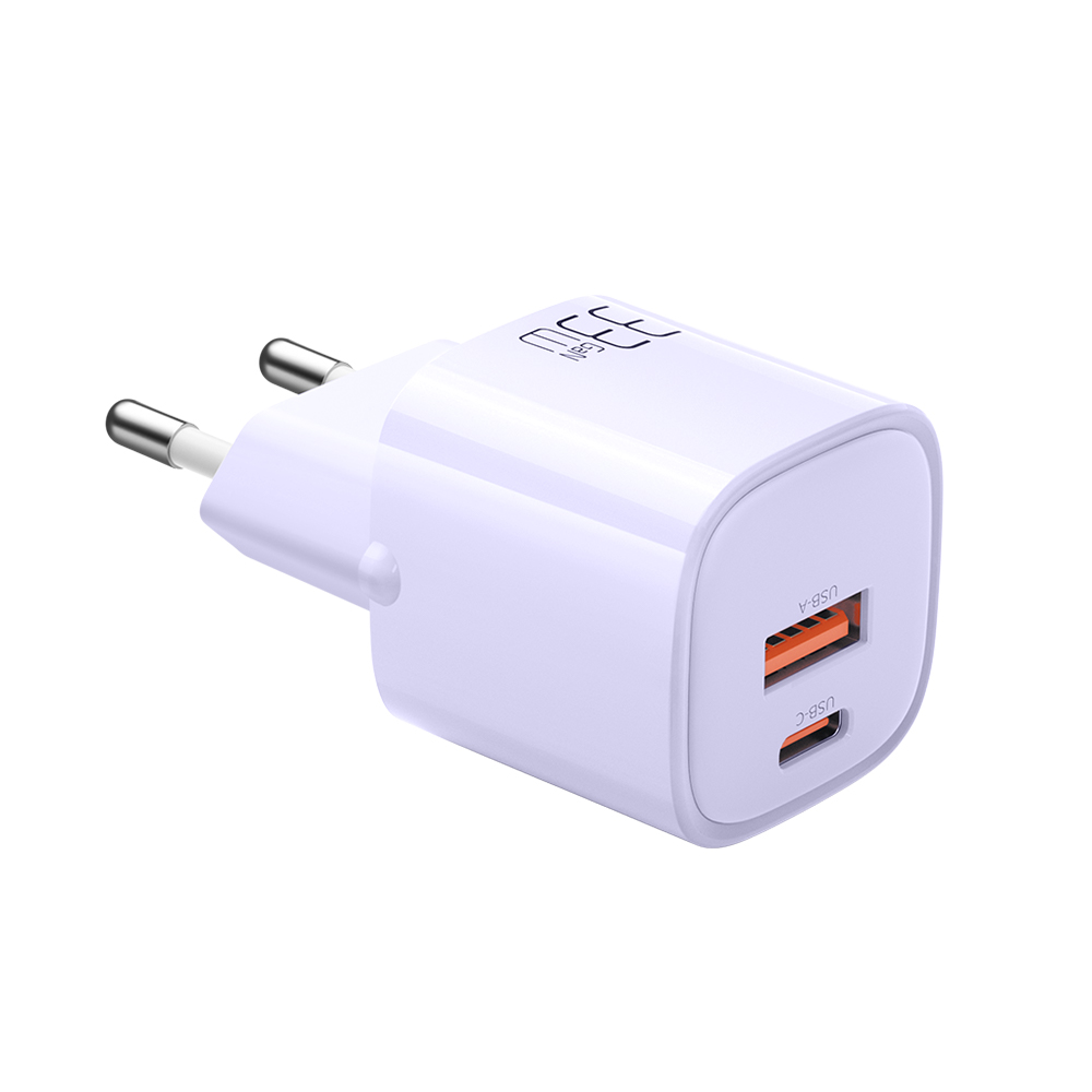 Cốc Sạc Nhanh Mcdodo Nano Series 33W PD+QC Dual Port Charger (Chân cắm tròn, Type-C + USB)
