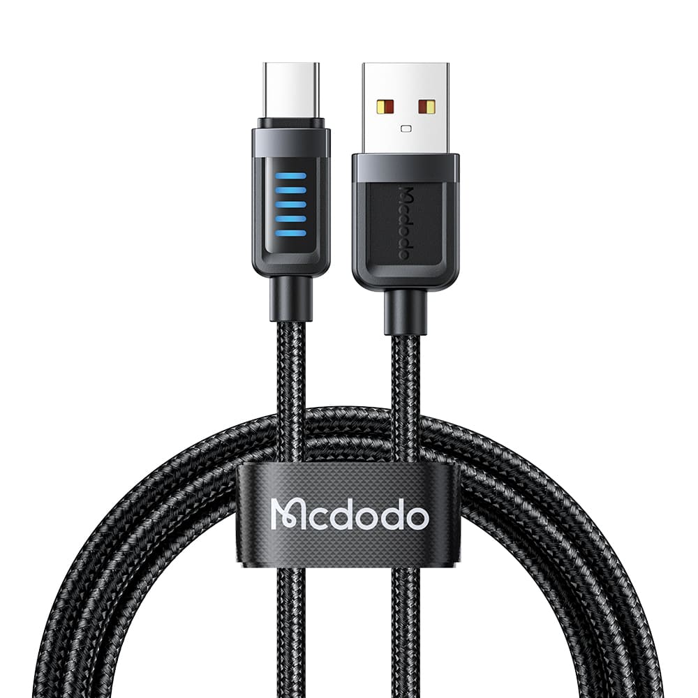 Cáp Sạc Mcdodo Cab Vision USB to Type-C 6A | Đèn LED Độc Đáo, Chống Đứt Gãy