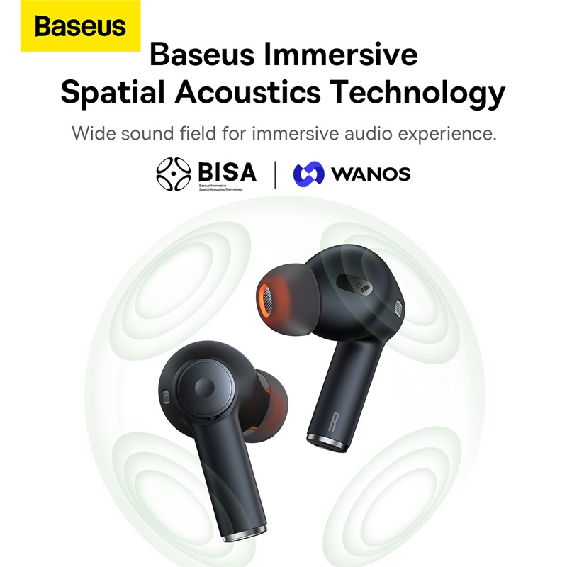 Tai Nghe Baseus Bowie EX Chống Ồn ENC | Bluetooth 5.3, Pin Trâu 30 Giờ