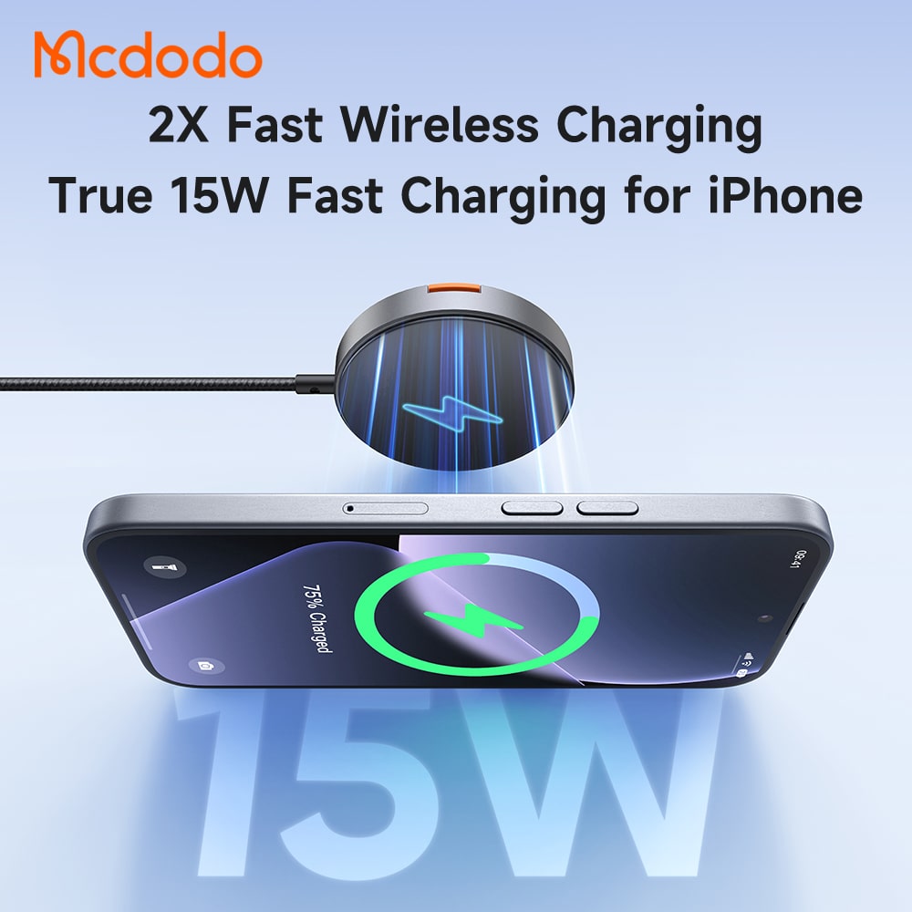Đế Sạc Không Dây Mcdodo Folding Stand Magnetic Wireless Charger 15W