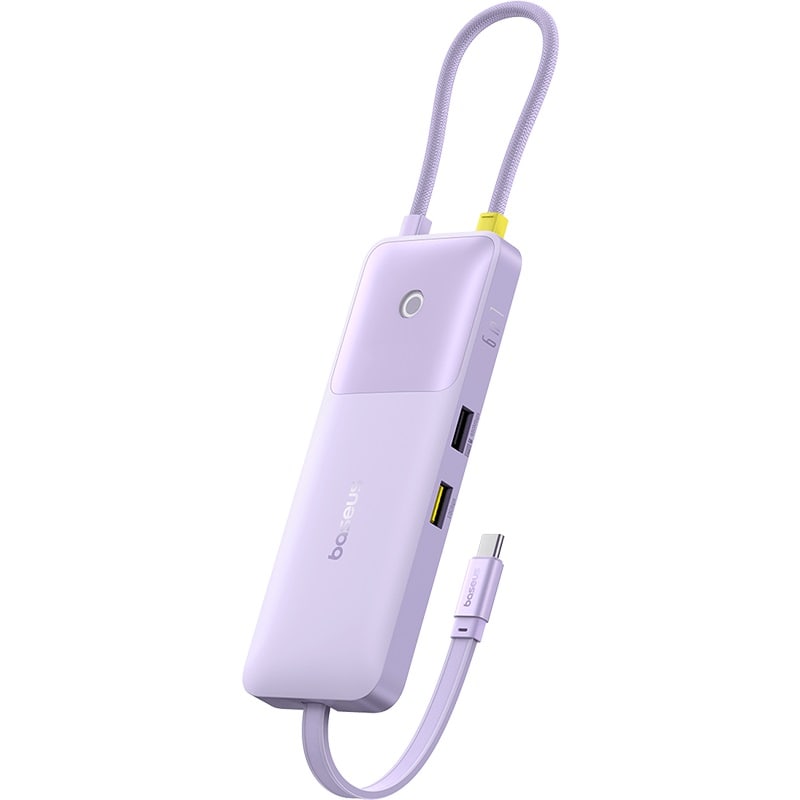 Hub Chuyển Đổi Baseus Đa Năng | Sạc Nhanh PD 100W & 20W, Truyền Dữ Liệu 10Gbps