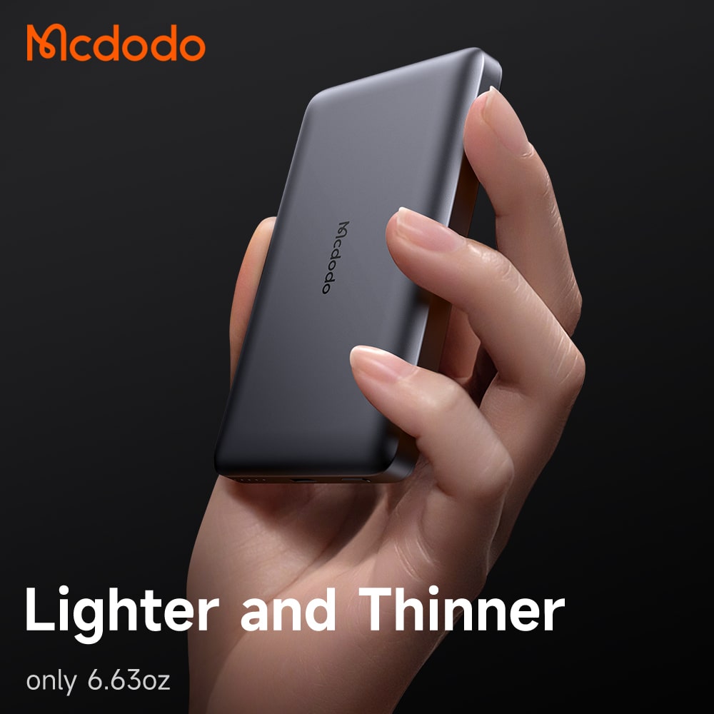 Sạc Dự Phòng Hít Nam Châm Mcdodo 20W | Tùy Chọn 5000/10000mAh, Siêu Mỏng