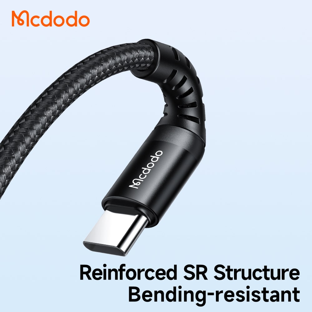 Cáp Sạc Nhanh Mcdodo 60W PD Type-C to Type-C | Gia Cố Chống Gãy Gập, Siêu Bền