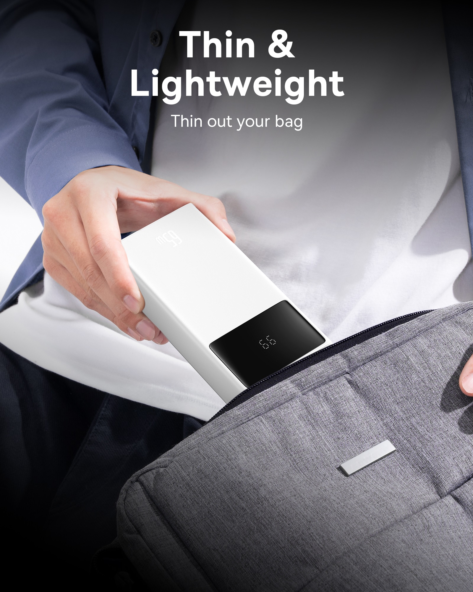 Pin Dự Phòng Baseus Star-Lord 30000mAh | Sạc Laptop 65W, 3 Cổng, Kèm Cáp Sạc