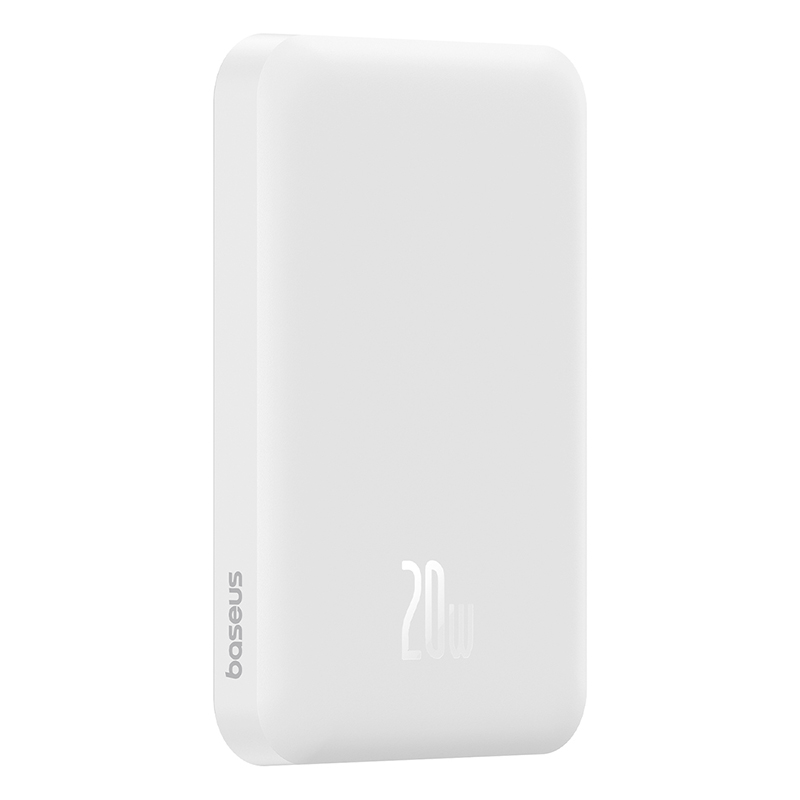 Sạc Dự Phòng Baseus Magnetic Mini 5000mAh | Siêu Mỏng Gọn, Sạc Kép Không Dây & PD 20W