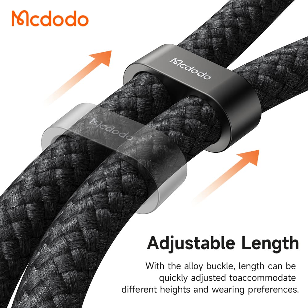 Cáp Sạc Mcdodo 36W Type-C to Ln Đa Năng | Vừa Sạc Nhanh Vừa Có Thể Làm Dây Đeo Tiện Lợi