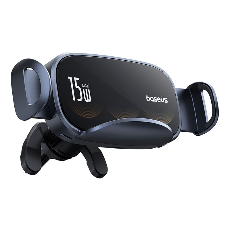 Giá Đỡ Kẹp Điện Baseus Cho Ô Tô | Sạc 15W, Kẹp Điện Tự Động, Dùng Cho Tablet