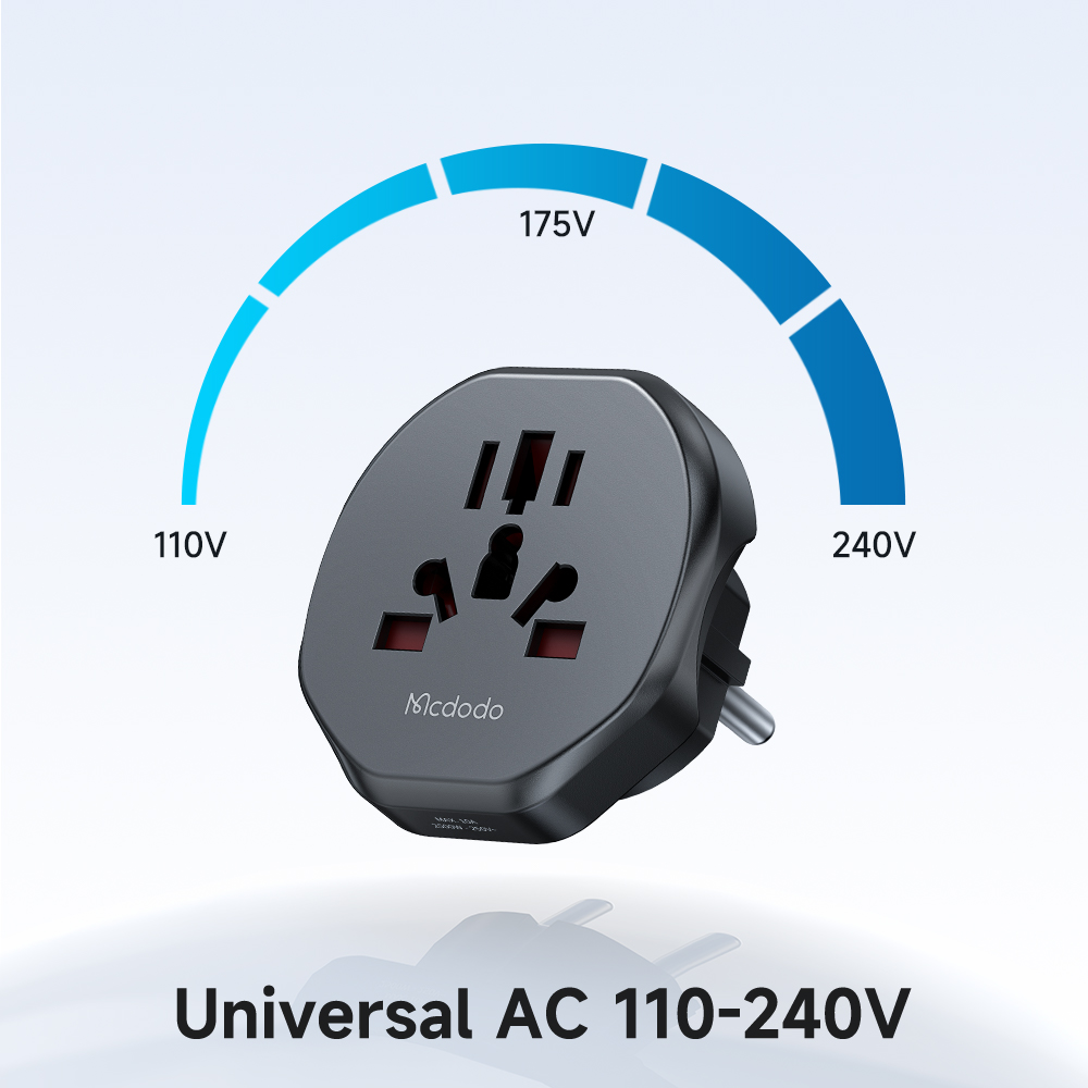 Ổ Cắm Chuyển Đổi Đa Năng Mcdodo | Chịu Tải Cao 2500W, Tương Thích Mọi Chuẩn Cắm