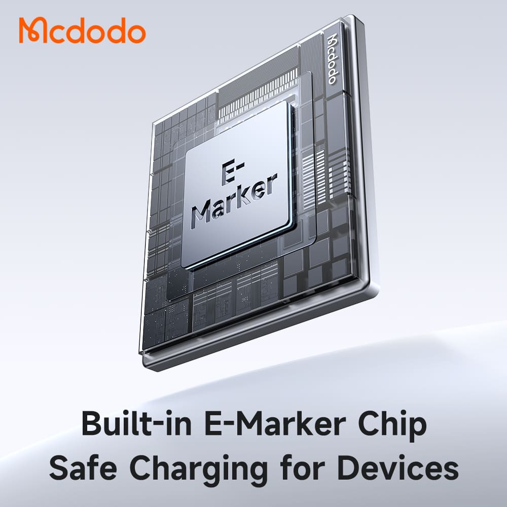 Cáp Sạc Nhanh Mcdodo 100W PD Type-C to Type-C | Thiết Kế Trong Suốt Lộ Mạch, Có Đèn LED