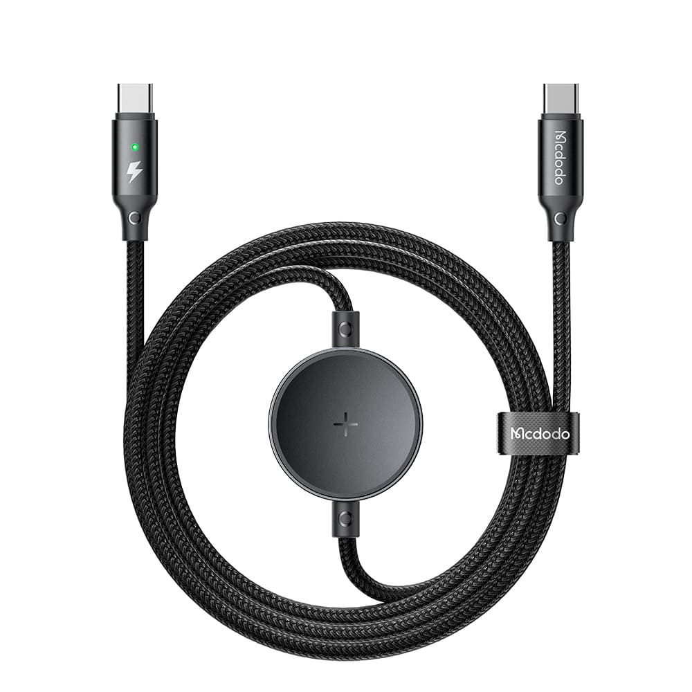 Cáp Sạc Nhanh Mcdodo 2 trong 1 | Sạc Cùng Lúc Điện Thoại & SamsungWatch 60W