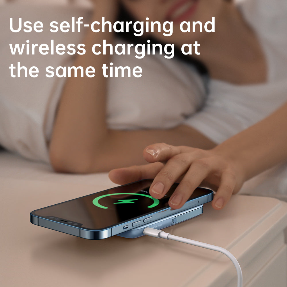 Sạc Dự Phòng Không Dây Mcdodo Gopower Magnetic 10000mAh 20W | Hít Nam Châm, Có Chân Đế, Màn Hình LED