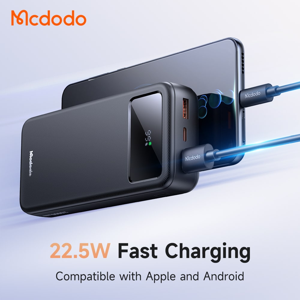Sạc Dự Phòng Mcdodo 22.5W Màn Hình LED | Dung Lượng 10000/20000/30000mAh
